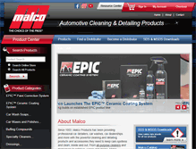 Tablet Screenshot of malcoautomotive.com